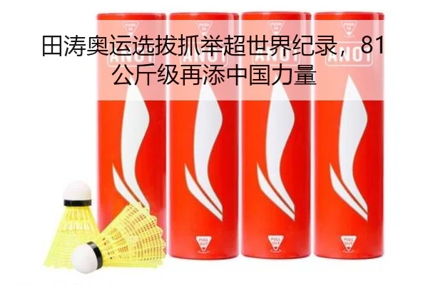 田涛奥运选拔抓举超世界纪录，81公斤级再添中国力量